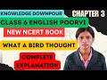 What A Bird Thought Class 6 Complete Explanation New NCERT Book Poorvi