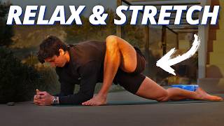 15 Minute Relaxed Stretching Routine! (FOLLOW ALONG)