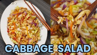 how to make this Fresh Quick & Easy ASIAN CABBAGE SALAD