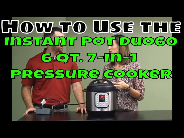Instant Pot, 6 Qt Duo 7-in-1 Multi-Use Pressure Cooker and