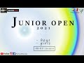 Junior Open 2021. Данило Жданов - Мирослав Возний