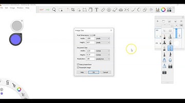 Setting Up Image Size in Sketchbook Pro