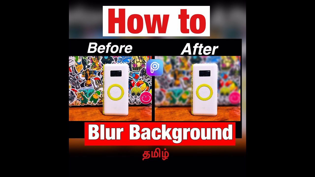 How to blur background in picsart [] how to blur the background on iphone [] தமிழ் YouTube