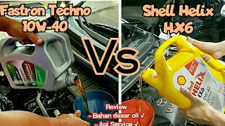 Shell Helix HX6 Vs Fastron Techno 10W-40