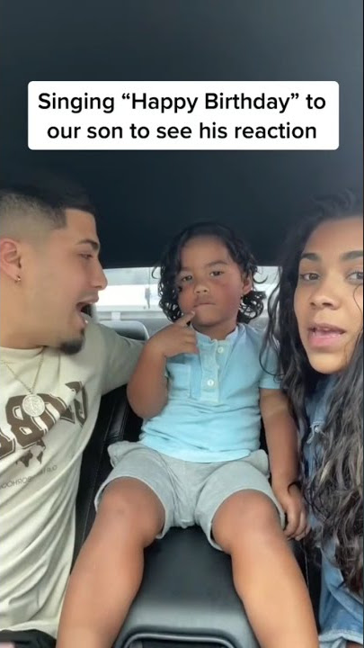 Our son HATES the happy birthday song 🙄 #shorts