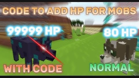 How to add MORE HP to Any MOBS in Bloxd.io!!