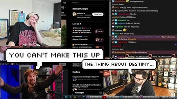 xQc Dies Laughing at Destiny Perfectly Predicting Hasan Talking about Him before Checking His Stream