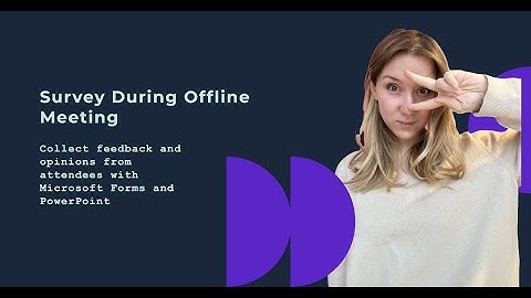 Surveys in Power Point with Microsoft Forms