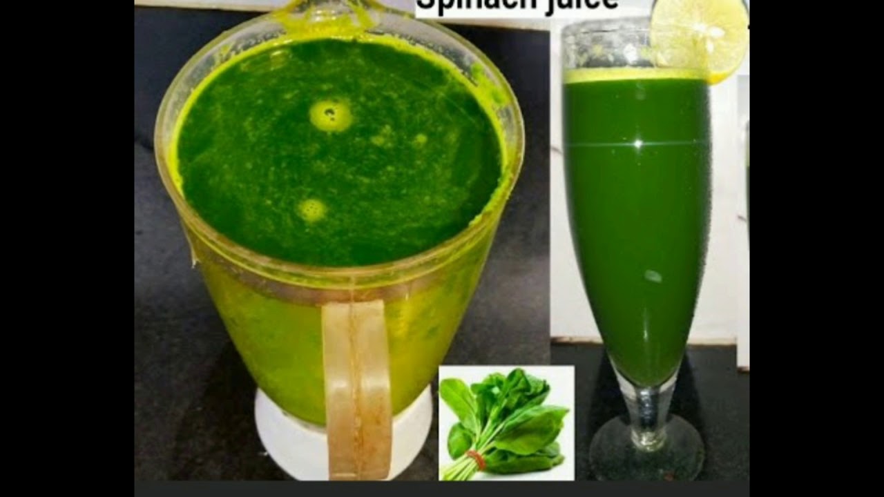 weight-loss-palak-homemade-juice-youtube