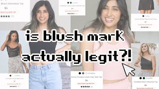 blush mark try on haul - is it legit? is it affordable? is it trendy?