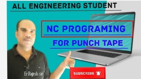 Punch tape #NCprograming #CAM #polytechnic #punch #bteup #CNCmachine @polytechniccollege91
