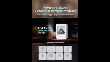 Ultra-Low Power e-Ink Screen,ESP32-S3 High-Speed MCU,Built-in WiFi & Bluetooth 5#waveshare #esp32
