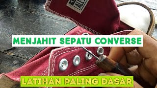 VIDEO CARA MENJAHIT SOL SEPATU MULAI DARI NOL
