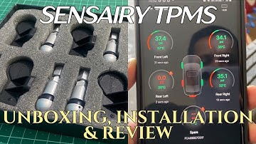 Sensairy TPMS - Installation in Toyota Urban Cruiser & Review