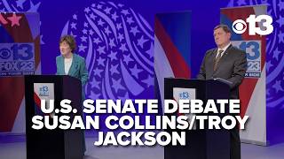 FULL: Maine Sen. Susan Collins and Troy Jackson face off in U.S. Senate debate ahead of Election Day