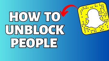 How To Unblock People  On Snapchat Iphone/Android ( Unblock Someone)