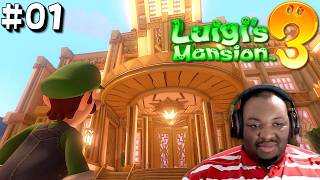 Luigi & Others Having A Vacation at a Hotal - Luigi's Mansion 3 Playthrough Part 1