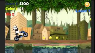 Panda motorcycle  Game screenshot 4