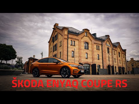 И снова Škoda Enyaq iV, но теперь RS и с огоньком!