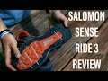 Salomon Sense Ride 3 Trail Running Shoe Review 4K