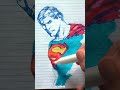 Markers Drawing Superman #art #drawing #sketch