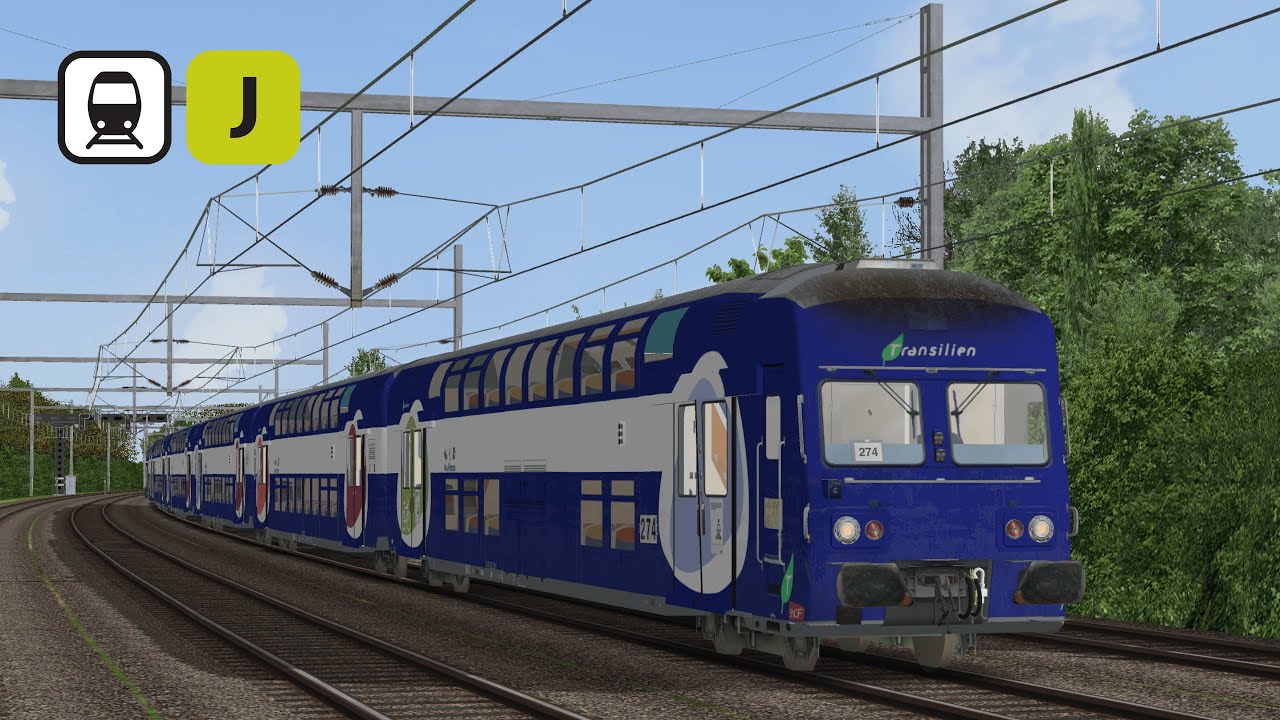 ORTS Transilien J - Paris Saint Lazare → Mantes la Jolie via Poissy [VB2N]