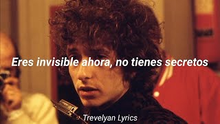 Bob Dylan - Like A Rolling Stone (Subtitulada en Español)