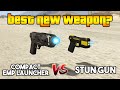 GTA 5 ONLINE : COMPACT EMP LAUNCHER VS STUN GUN (BEST NEW WEAPONS?)