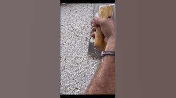 HOW TO MAKE PEBBLE STUCCO