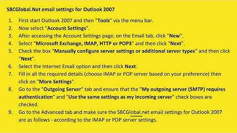 Easiest way to configure SBCGlobal email login settings VIDEO