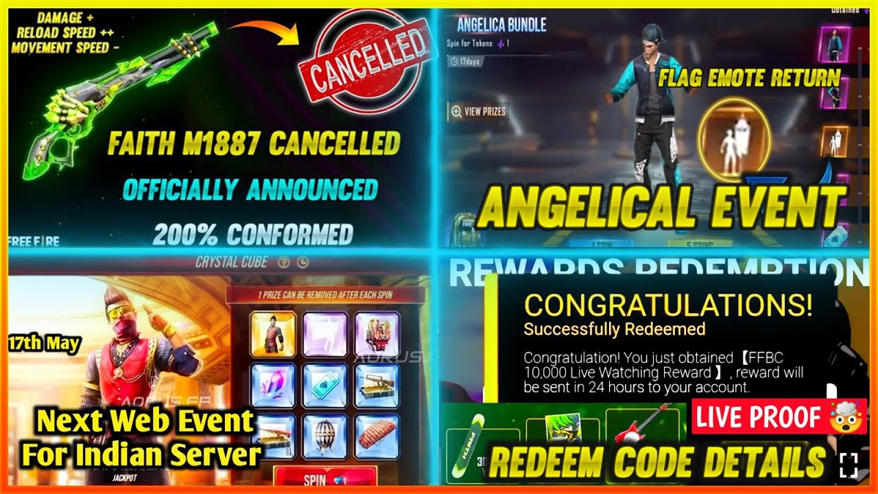 New M1887 Skin Cancel | Angelical Events Soon | Redeem Code Details