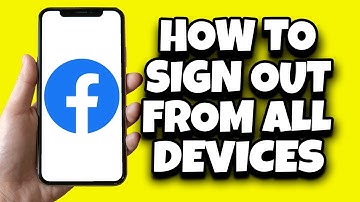 How To Sign Out Facebook From All Devices (2023)