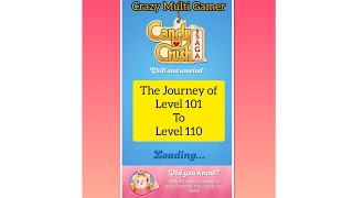 Candy Crush Saga | Level 101 To Level 110 (Road to 300+) 🚀 #candycrushsaga #gaming screenshot 3
