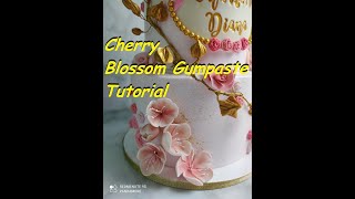 Cherry Blossom Gumpaste Flower Tutorial🌺 (voice over)