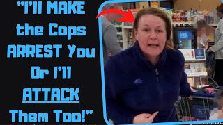 r\/IDontWorkHereLady - Karen ASSAULTS Me For Not Obeying Her! Then Calls 911!