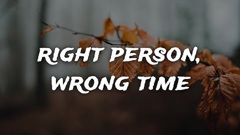 Henry Moodie - right person, wrong time [Lyrics]