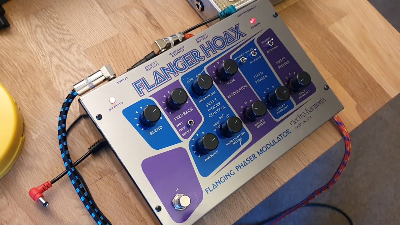 Electro Harmonix Flanger Hoax - Initial meanderings. - YouTube