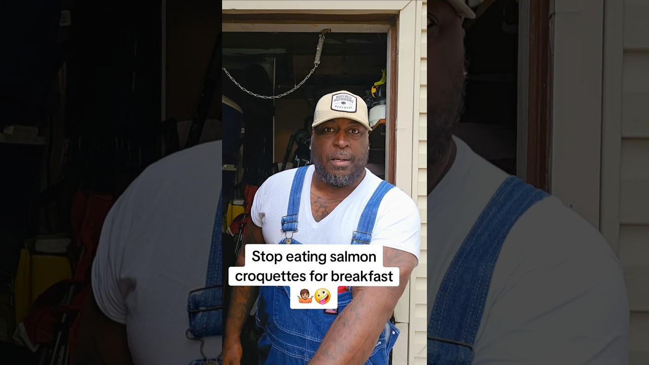 Country folk gone have some croquettes on the breakfast table 