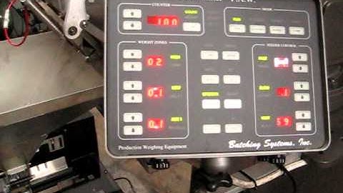 Sharp Max Bagger and FAW Batching Systems Weight Counter