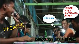 Video thumbnail of "Ngeri Bah.. Memory Tao Toba Dieksekusi Oleh Marga Situmorang ini (Elvano Trio)"