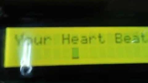 Heart Beat Monitor with 8051.AVI
