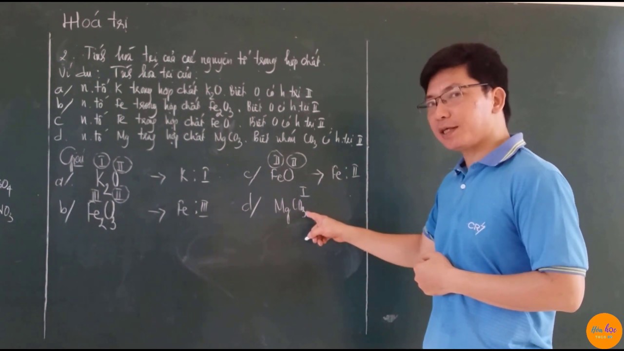 Hóa trị | Lập CTHH của hợp chất khi biết hóa trị | Hóa học THCS 89