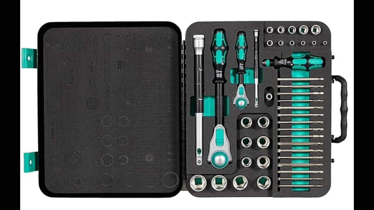 Wera 8100 Zyklop Ratchet Set Unboxing & First Impressions (43 Piece Metric)