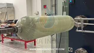 FRP PRESSURE VESSEL FILAMENT WINDING