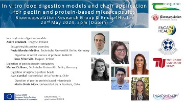 15. In vitro food digestion models and encapsulation (BRG & Encap4Health) May 2024