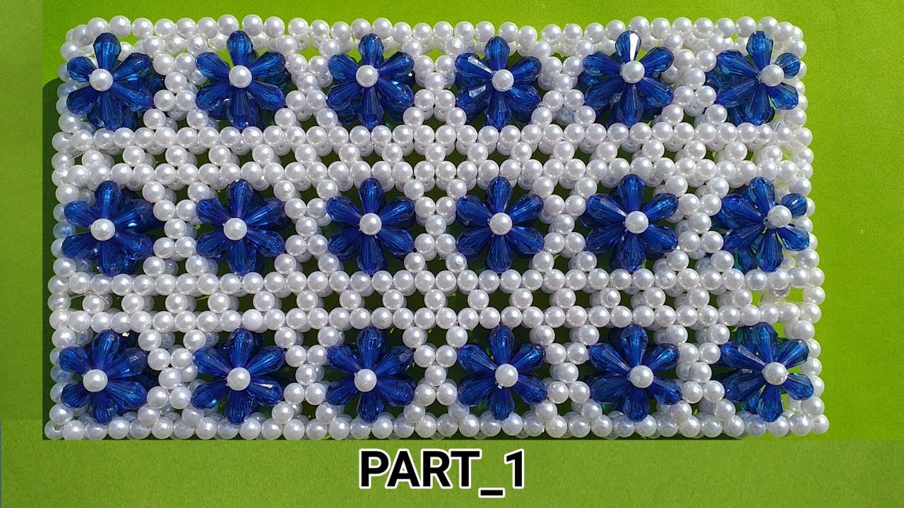 পুতি/পুতির পার্স ব্যাগ/পুতির কাজ(Part_1)How To Make Beaded Purse Bag/Beads Showpiece/putir kaj/শোপিস