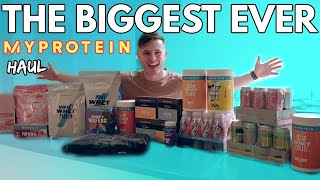 THE BIGGEST MYPROTEIN HAUL YOU'VE EVER SEEN screenshot 5