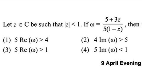 #jee 1Q-iN-1V SERIES| #complex numbers|JEE Mains PYQs #pyqs