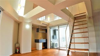 北参道スタイル 1LDK 51.13㎡ デザイナーズマンション メゾネット 高級マンション お洒落 最上階ペントハウスkitasando style
