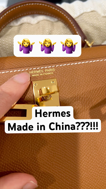 THE SHOCKING TRUTH ABOUT HERMES BAGS MADE IN CHINA? | MY reaction #hermes mini kelly